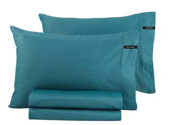 Guy Laroche Ζεύγος Μαξιλαροθήκες Ύπνου Minimal Petrol 50x70cm
