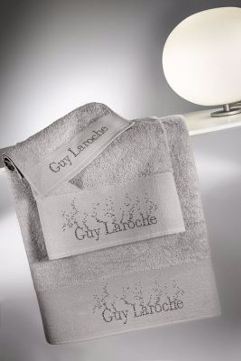 Guy Laroche Σετ πετσέτες μπάνιου 3τμχ PANDORA Silver 1122090121027