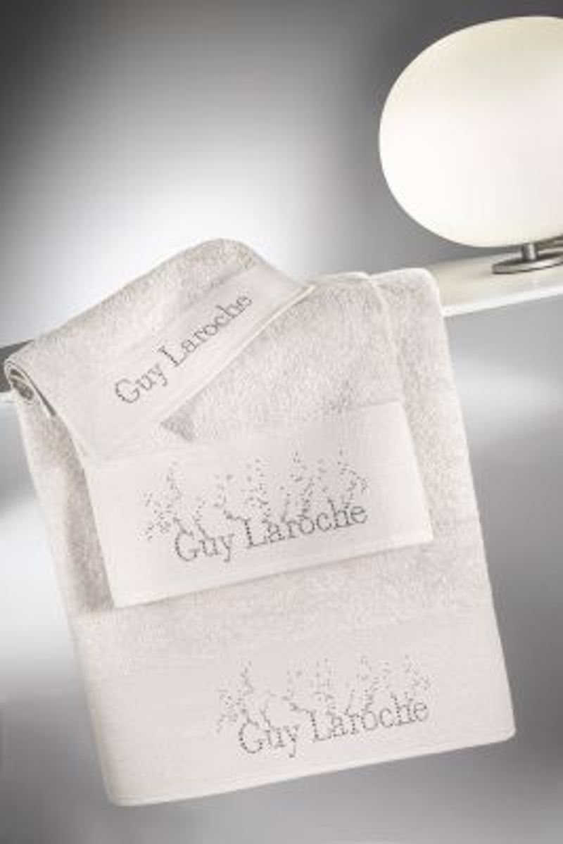 Guy Laroche Σετ πετσέτες μπάνιου 3τμχ PANDORA Ivory 1122090121029