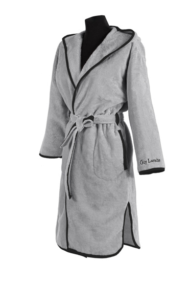 Guy Laroche Μπουρνούζι  NEW COMFY Smoke - Small με κουκούλα 1131090121032