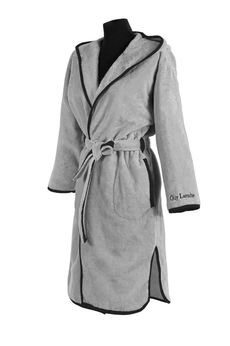 Guy Laroche Μπουρνούζι NEW COMFY Smoke - Small με κουκούλα 1131090121032