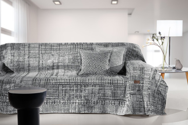 Guy Laroche Ριχτάρι Πολυθρόνας Melbourne Silver 180x150cm