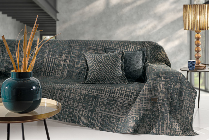 Guy Laroche Ριχτάρι Πολυθρόνας Melbourne Petrol 180x150cm