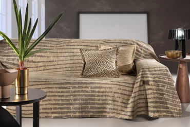 Guy Laroche Ριχτάρι Πολυθρόνας Sydney Golden 180x150cm