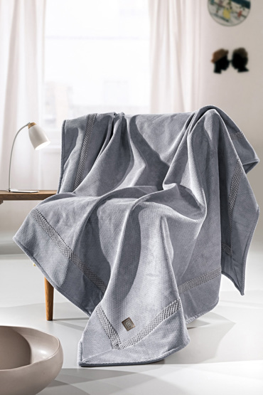 Guy Laroche Ριχτάρι RUBICON Silver 170X350EK 1133086122020