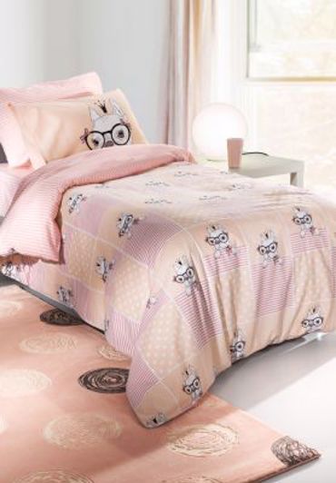 Saint Clair Σετ σεντόνια 3τμχ ROSIE Pinky 170x250EK 1710092119008