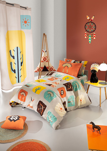 Saint Clair Σετ σεντόνια 3τμχ Indian 165x250EK 1710092121000