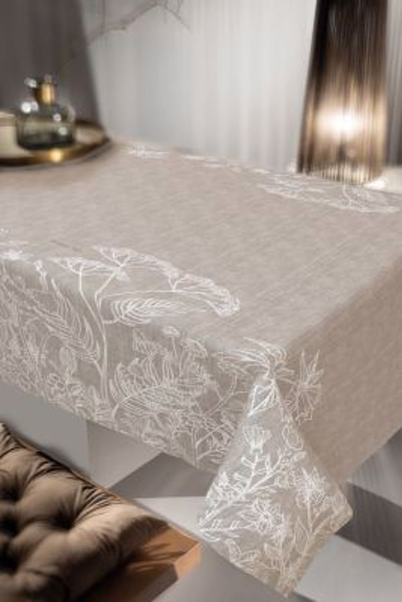 SAINT CLAIR Τραπεζομάντηλο 1028 Natural 145x145ΕΚ 17190