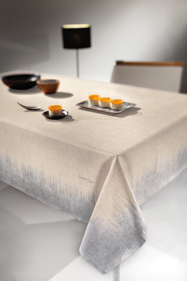 SAINT CLAIR  Τραπεζομάντηλο 1021 Beige Silver 145x145ΕΚ 1719030219001
