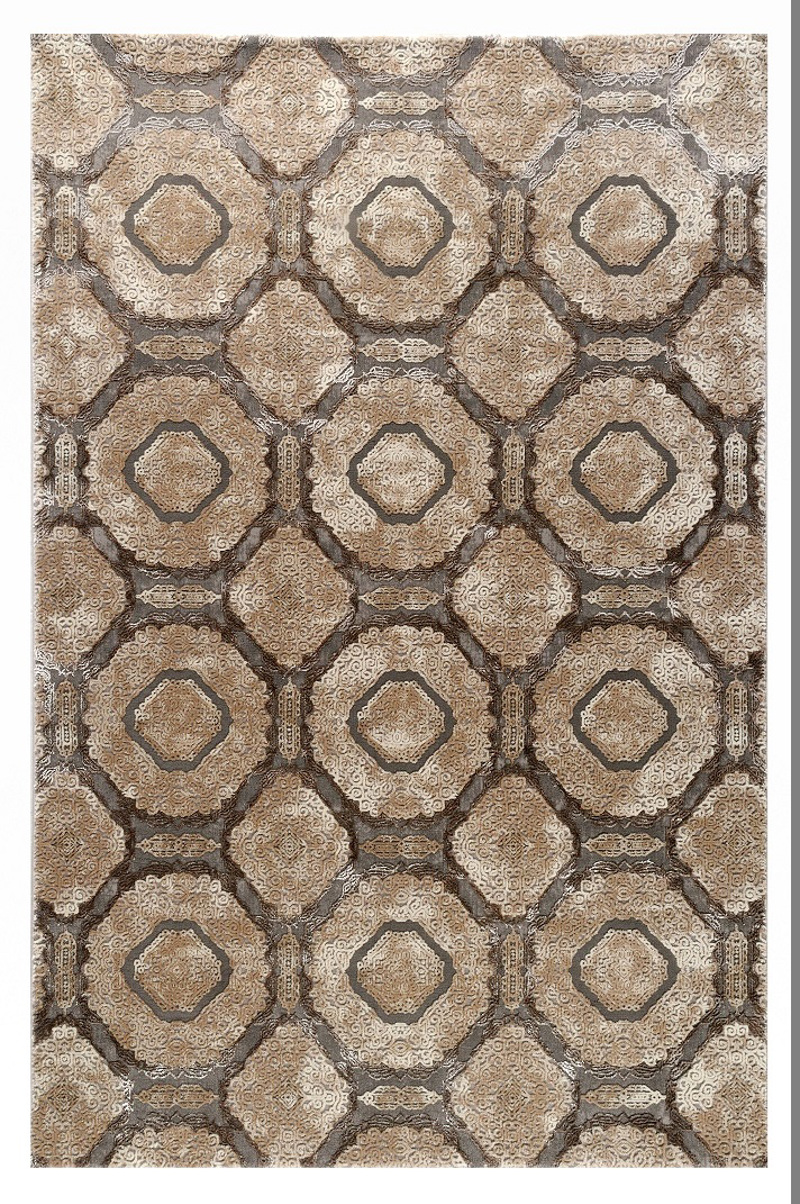 Tzikas Carpets Σετ Χαλιά Κρεβατοκάμαρας ELITE Καφέ/Γκρι 67x150/67x230 16970-957