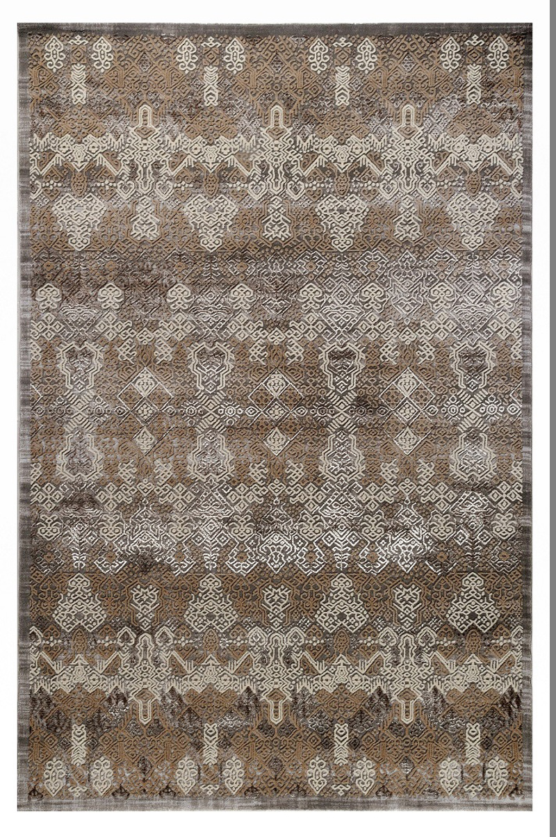 Tzikas Carpets Χαλί ELITE Καφέ/Γκρι 160x230cm 16967-957