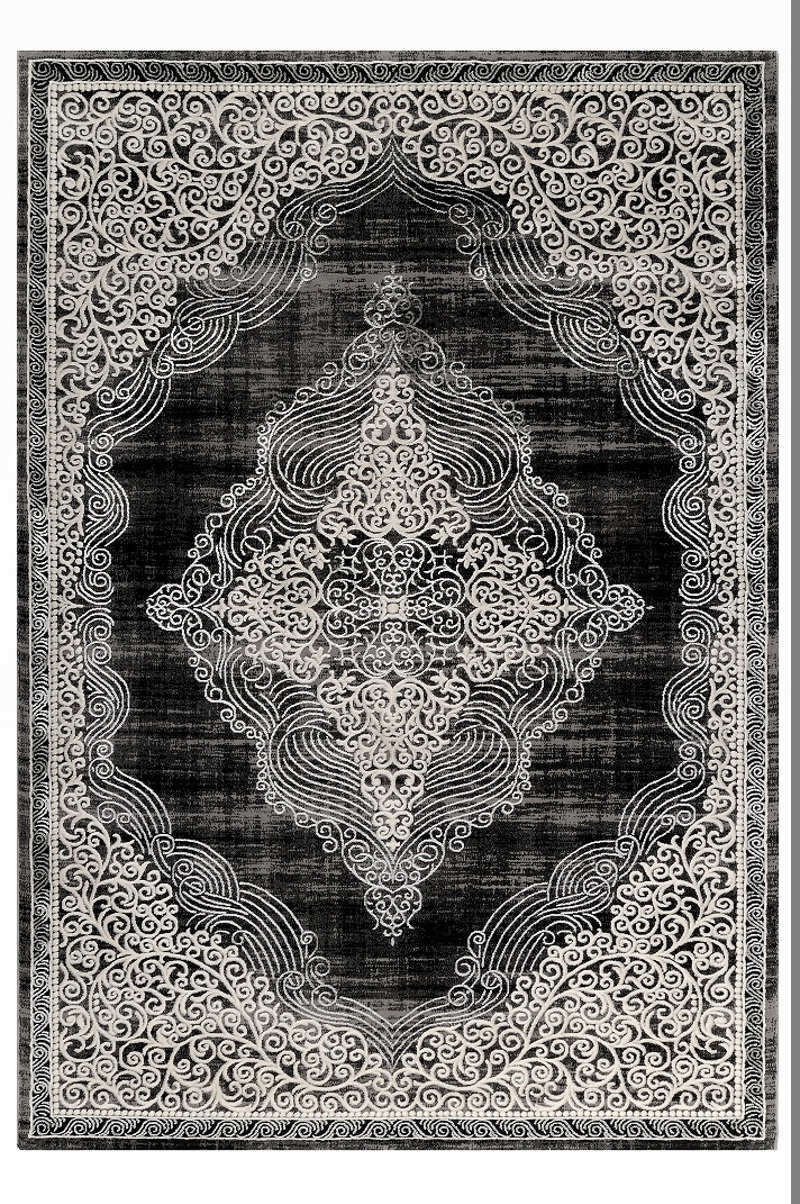 Tzikas Carpets Χαλί ELITE Μαύρο 160x230cm 23045-090