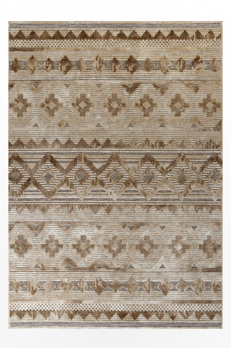 Tzikas Carpets Χαλί BOHEME Μπεζ/Καφέ 133x190cm 61108-77