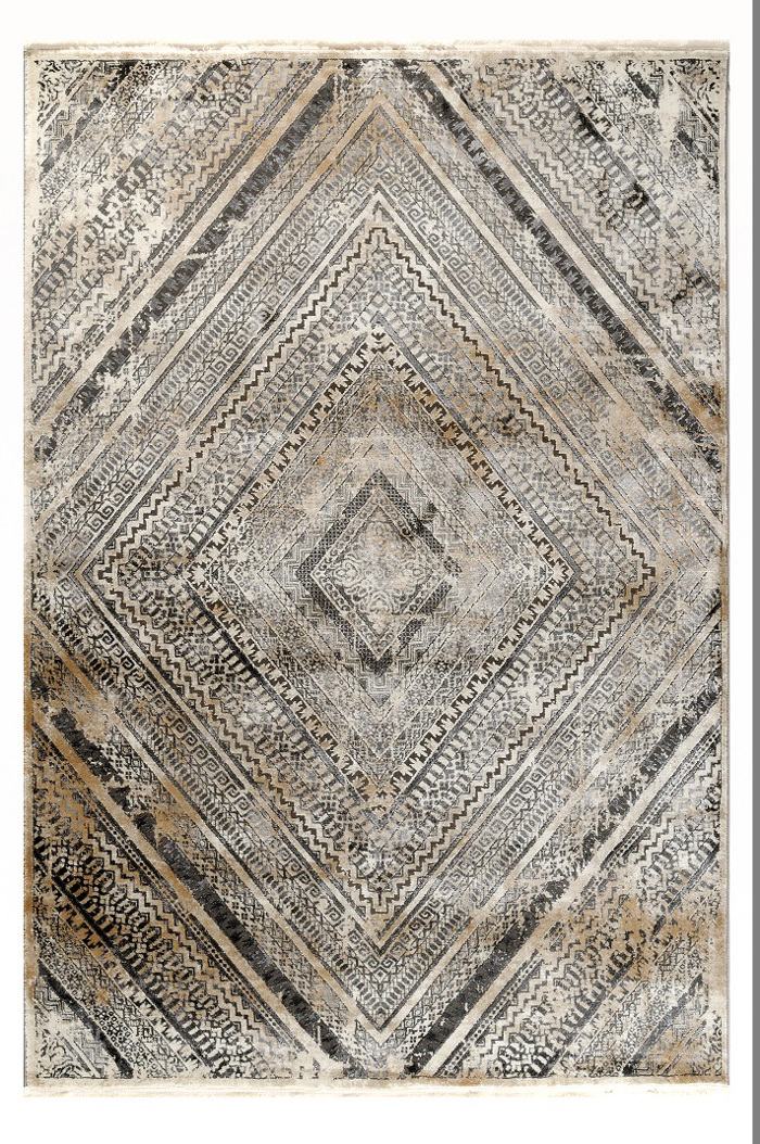 Tzikas Carpets Set Xalia Krebatokamaras SERENITY Kafe/Ggri 67x150/67x230 32591-957
