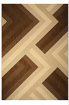 Tzikas Carpets Set Xalia Krebatokamaras MAESTRO Kafe 67x150/67x230 32008-081