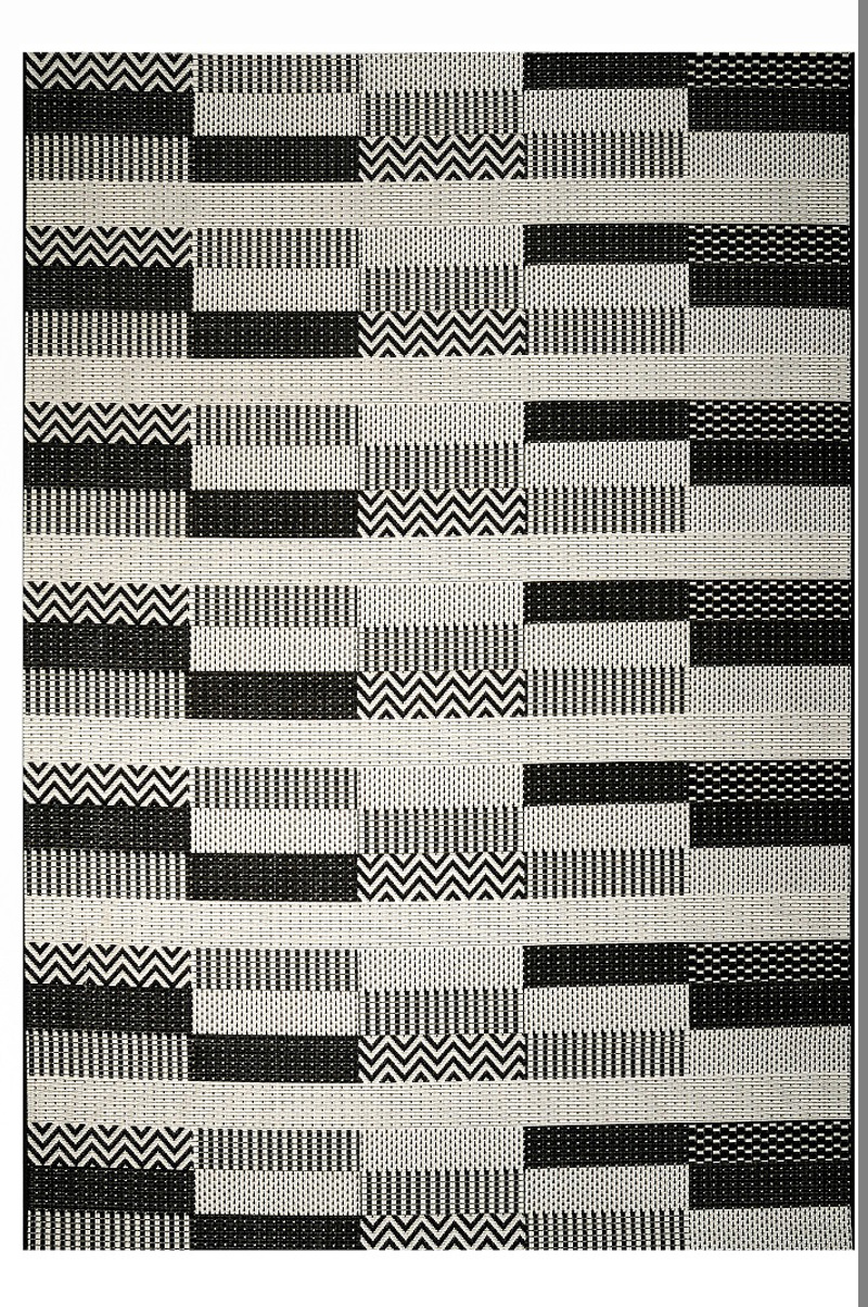 Tzikas Carpets Χαλί MAESTRO Μαύρο/Κρεμ 160x230cm 32005-961