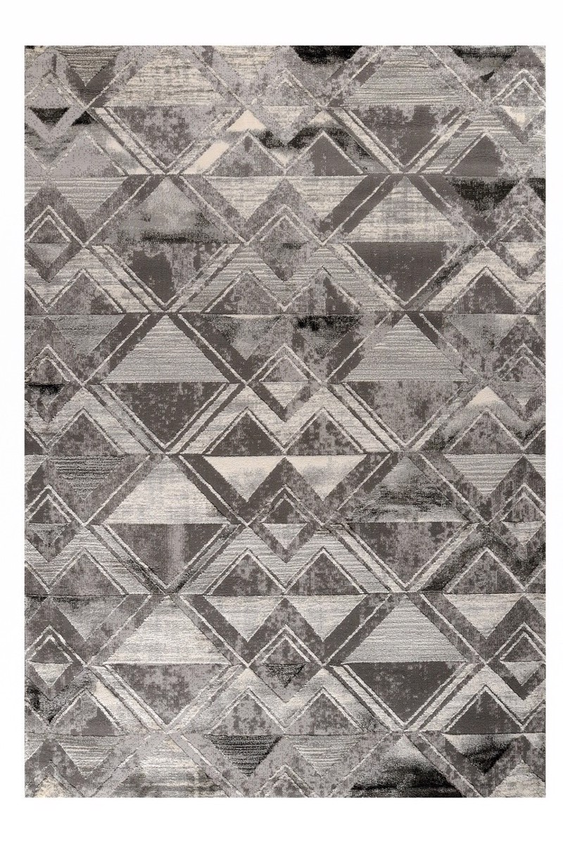 Tzikas Carpets Χαλί ΕLEMENTS Μαύρο/Ασημί 133x190cm 0014