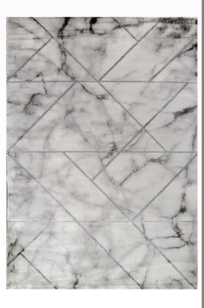 Tzikas Carpets Χαλί CRAFT Μαύρο/Ασημί 160x230cm 23299-996