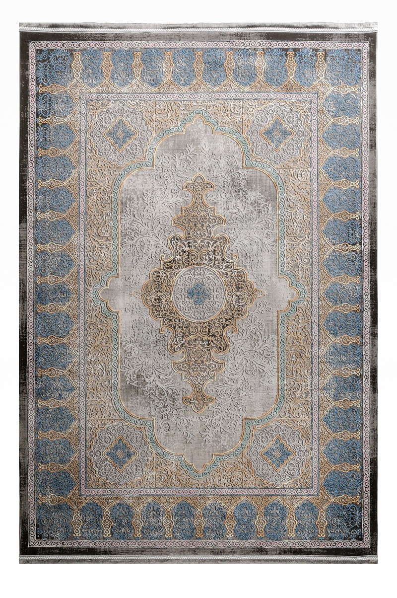 Tzikas Carpets Χαλί QUARES Γκρι 160x230cm 31777-095
