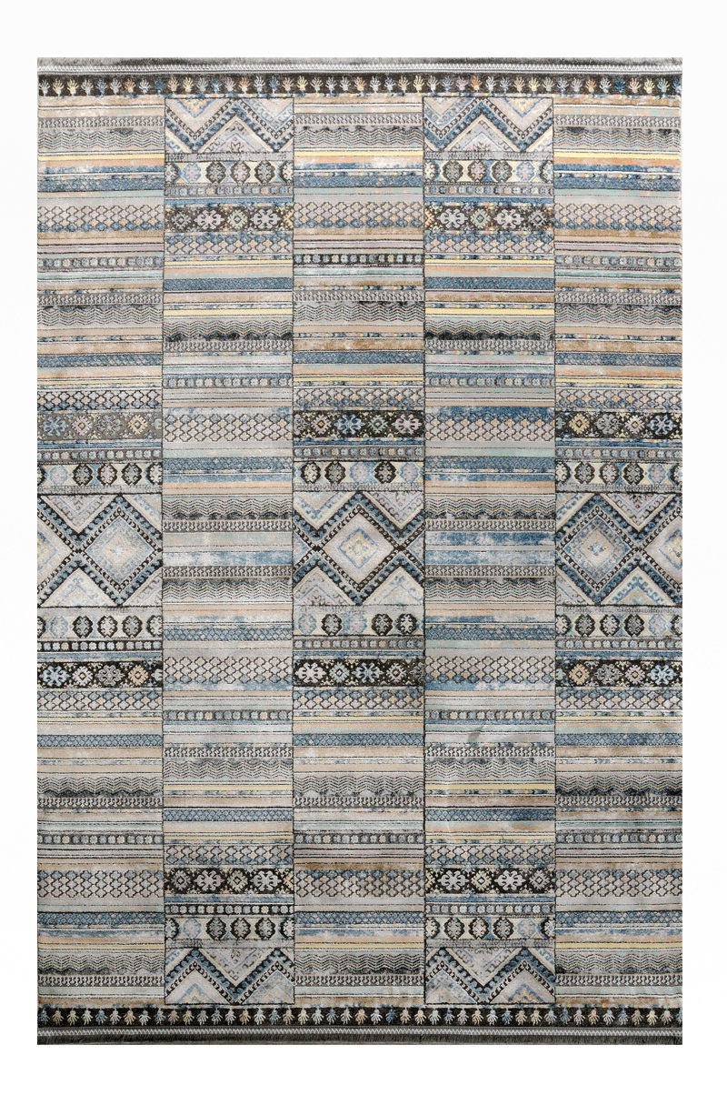 Tzikas Carpets Χαλί QUARES Γκρι 200x290cm 31776-095