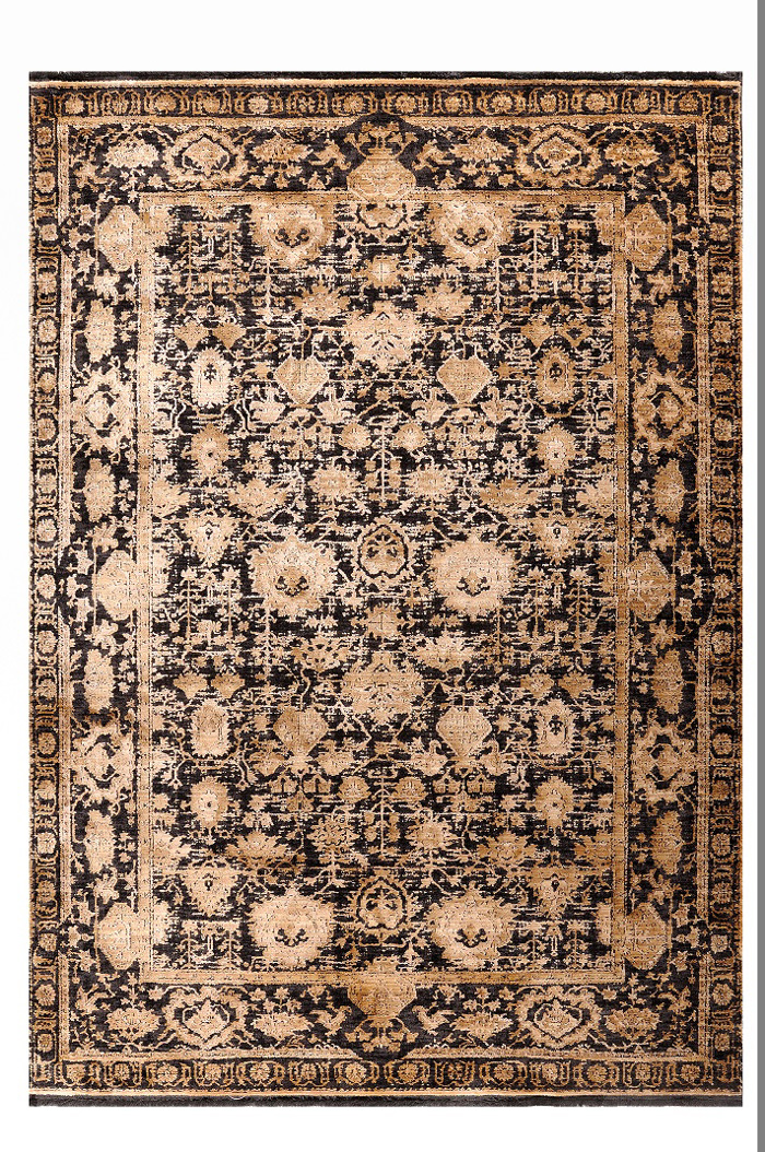 Tzikas Carpets Xali KARMA Bez/Kafe/Ggri/Xruso 160x230cm 00153-975