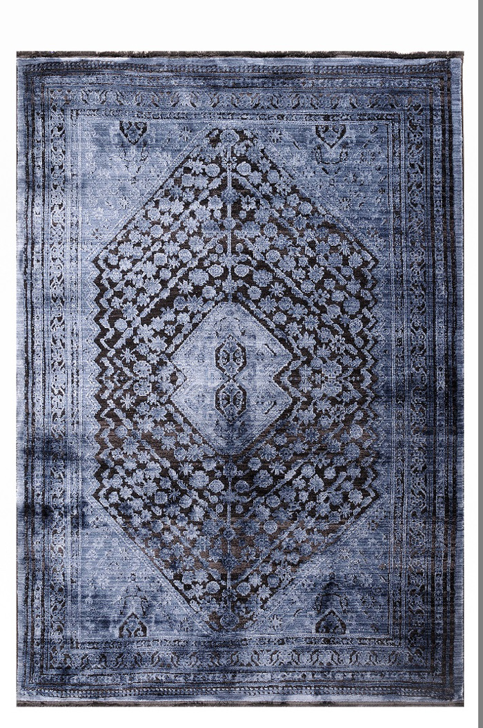 Tzikas Carpets Xali KARMA Ble/Mavro 160x230cm 00155-930