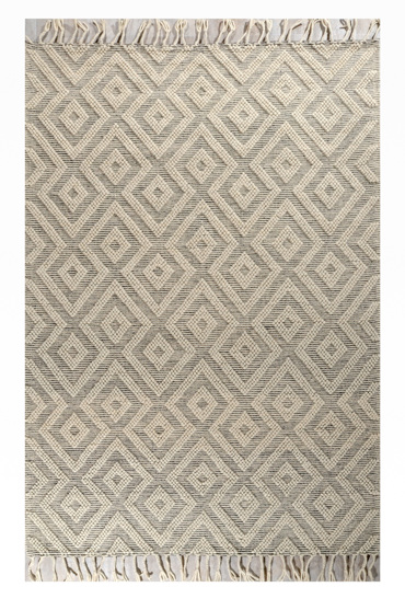 Tzikas Carpets Χαλί Διάδρομος NOMAD Λευκό-Κρεμ 80x150cm 55157-060