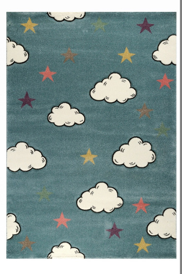 Tzikas Carpets Παιδικό Χαλί DIAMOND Μπλε 133x190cm 17419-030