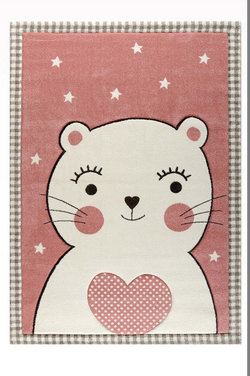 Tzikas Carpets Παιδικό Χαλί DIAMOND Ροζ 133x190cm 18648