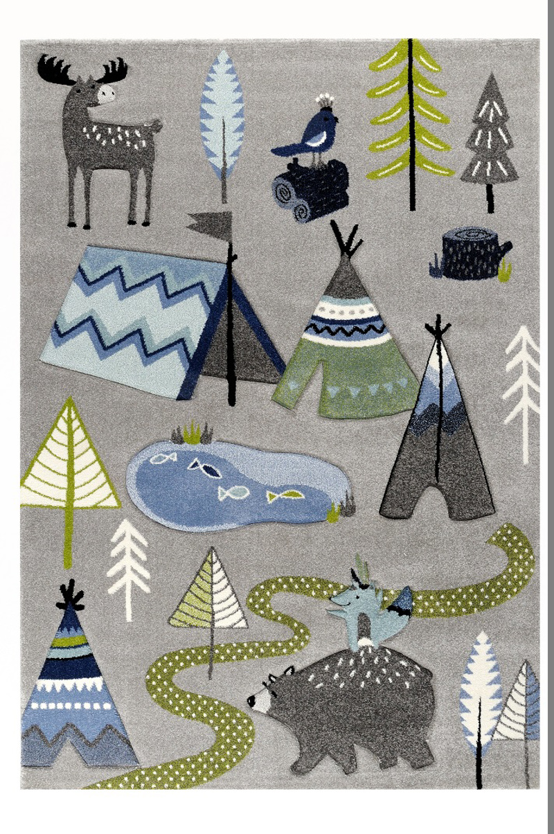 Χαλιά agiovlasitishome - ΣΗΜΑΝΤΙΚΟ: Σε περίπτωση διαφοράς τιμής από το κατάστημα ισχύει παντα και μόνο η τιμή του καταστήματος Tzikas Carpets Παιδικό Χαλί DIAMOND Γκρι 133x190cm 2276