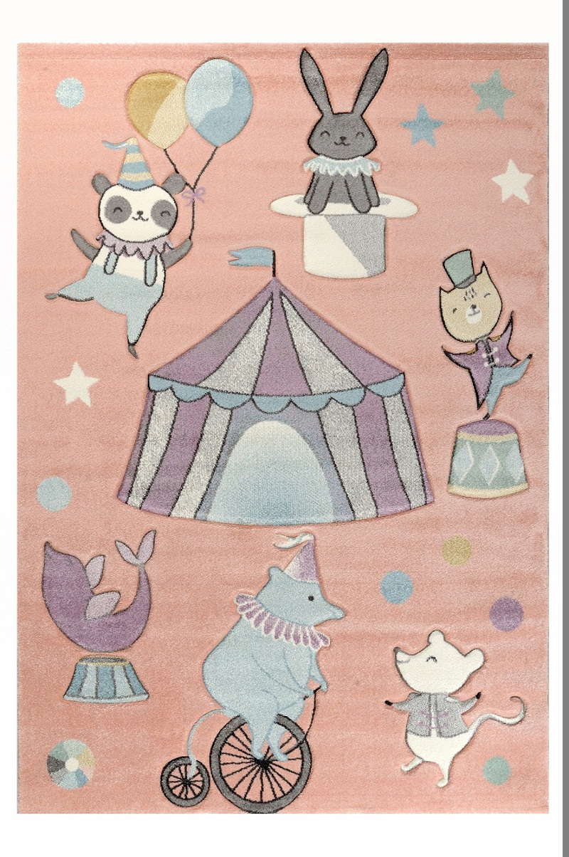 Tzikas Carpets Παιδικό Χαλί DIAMOND Ροζ 133x190cm 34172