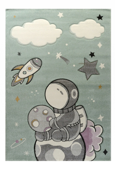 Tzikas Carpets Παιδικό Χαλί DIAMOND Πράσινο/Μέντα 133x190cm 64026-040