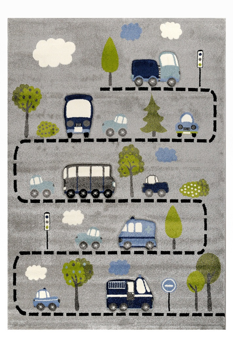 Tzikas Carpets Παιδικό Χαλί DIAMOND Γκρι 160x230cm 2271