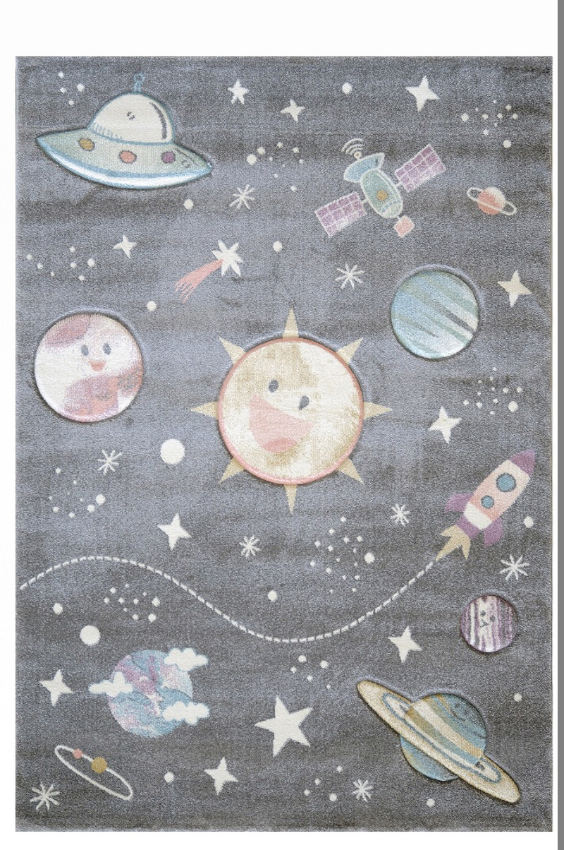 Tzikas Carpets Παιδικό Χαλί DIAMOND Γκρι 160x230cm 2426