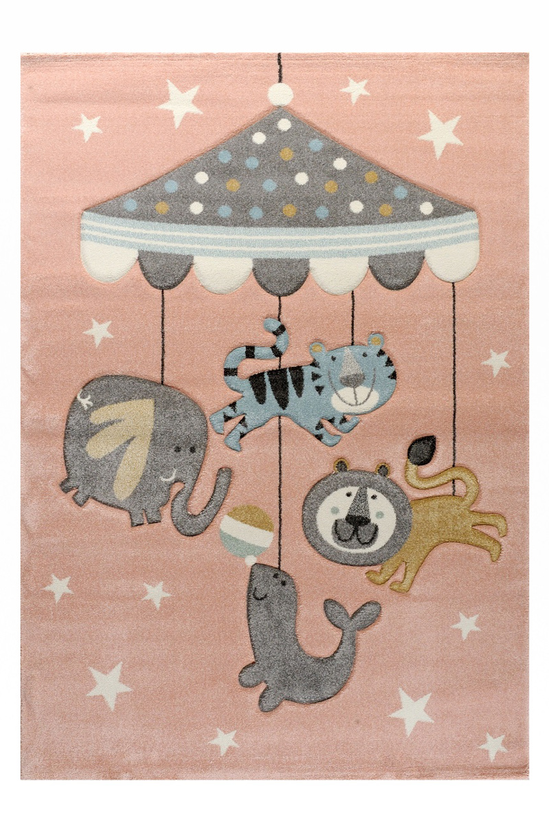 Tzikas Carpets - ΣΗΜΑΝΤΙΚΟ: Σε περίπτωση διαφοράς τιμής από το κατάστημα ισχύει παντα και μόνο η τιμή του καταστήματος Tzikas Carpets Παιδικό Χαλί DIAMOND Ροζ 160x230cm 64316