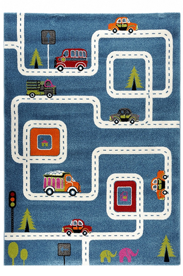 Tzikas Carpets Παιδικό Χαλί DIAMOND Μπλε 200x290cm 11556-030