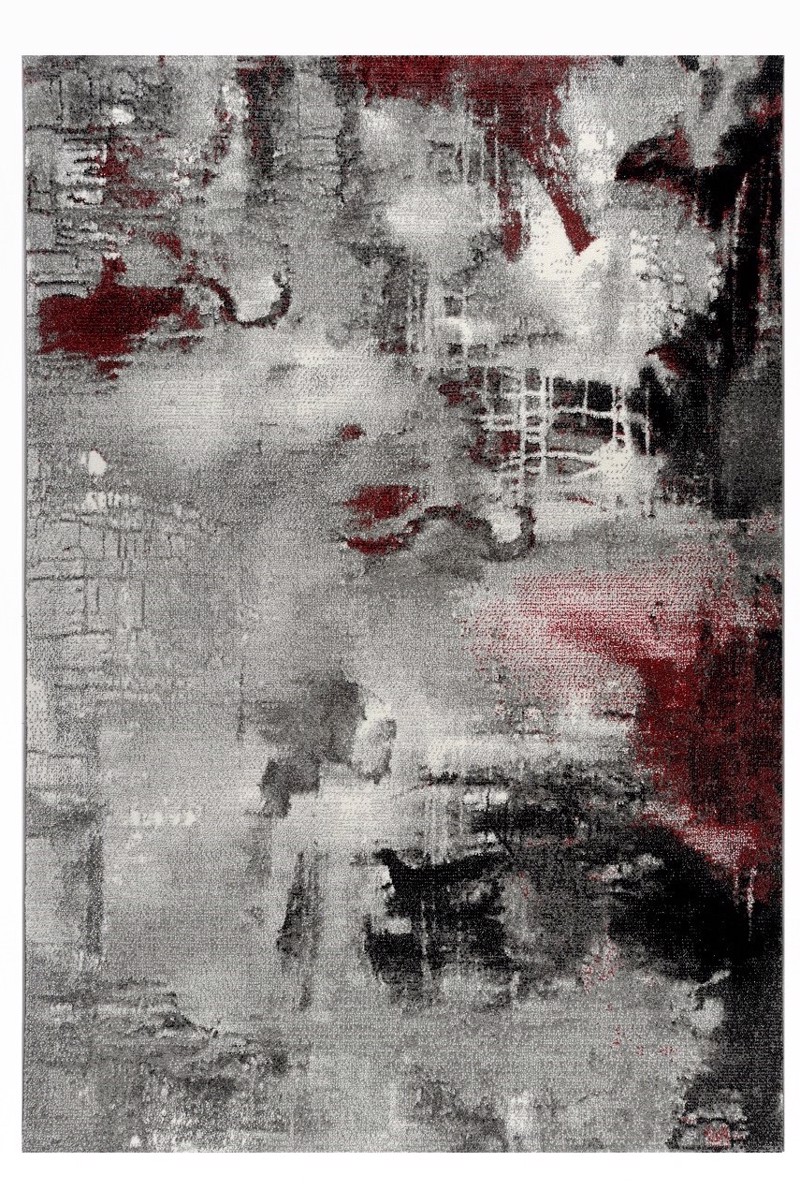 Tzikas Carpets Χαλί SKY Γκρι/Μαύρο 160x230cm 20754-098