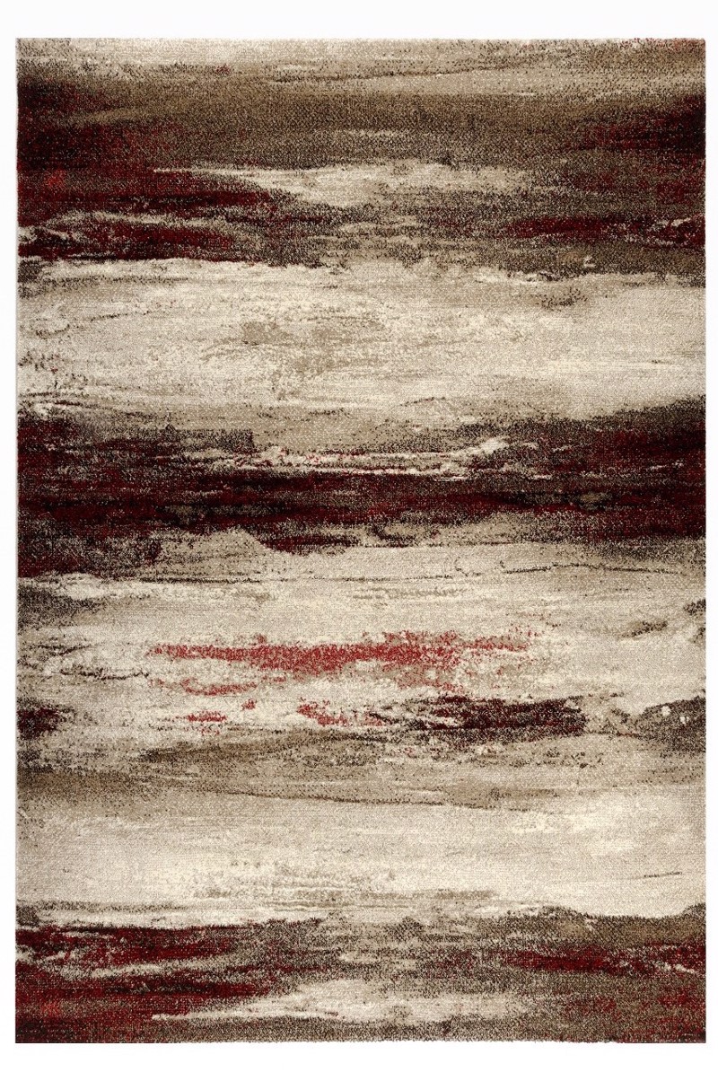 Tzikas Carpets Χαλί SKY Καφέ/Κόκκινο 160x230cm 21836-710