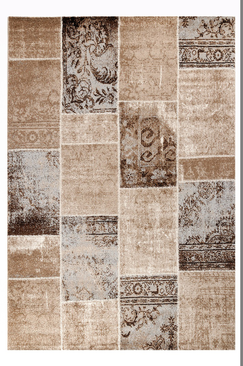 Tzikas Carpets Χαλί SKY Μπεζ/Καφέ/Γκρι 160x230cm 25307-