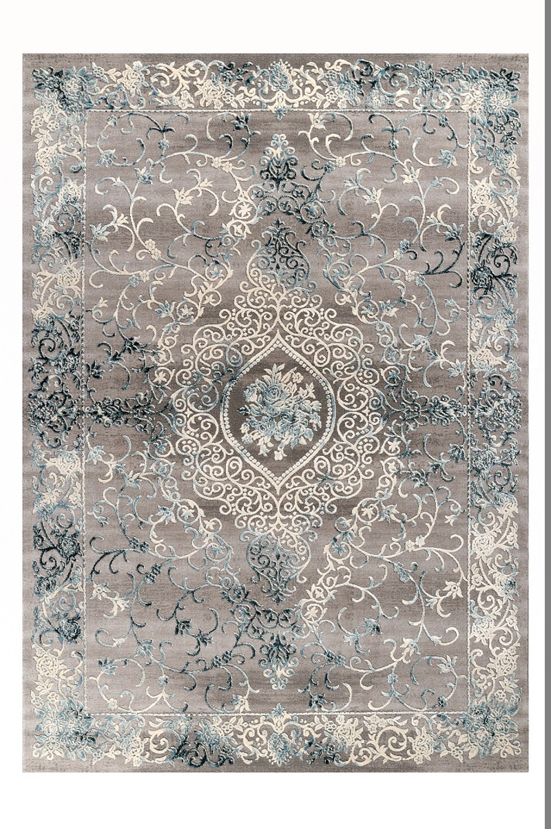 Tzikas Carpets Χαλί VINTAGE Γκρι/Μπλε 200x290cm 23340-9