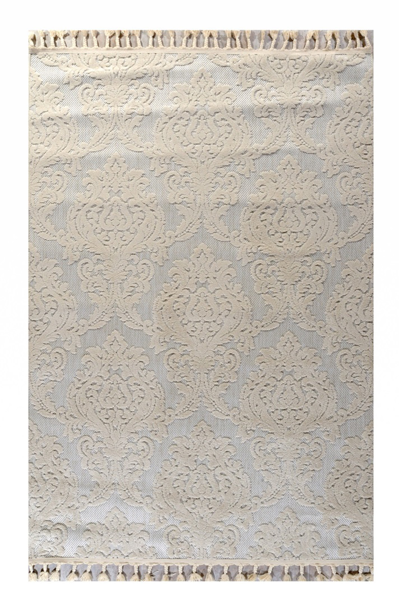 Tzikas Carpets Χαλί TENERIFE Λευκό-Κρεμ 133x190cm 68339