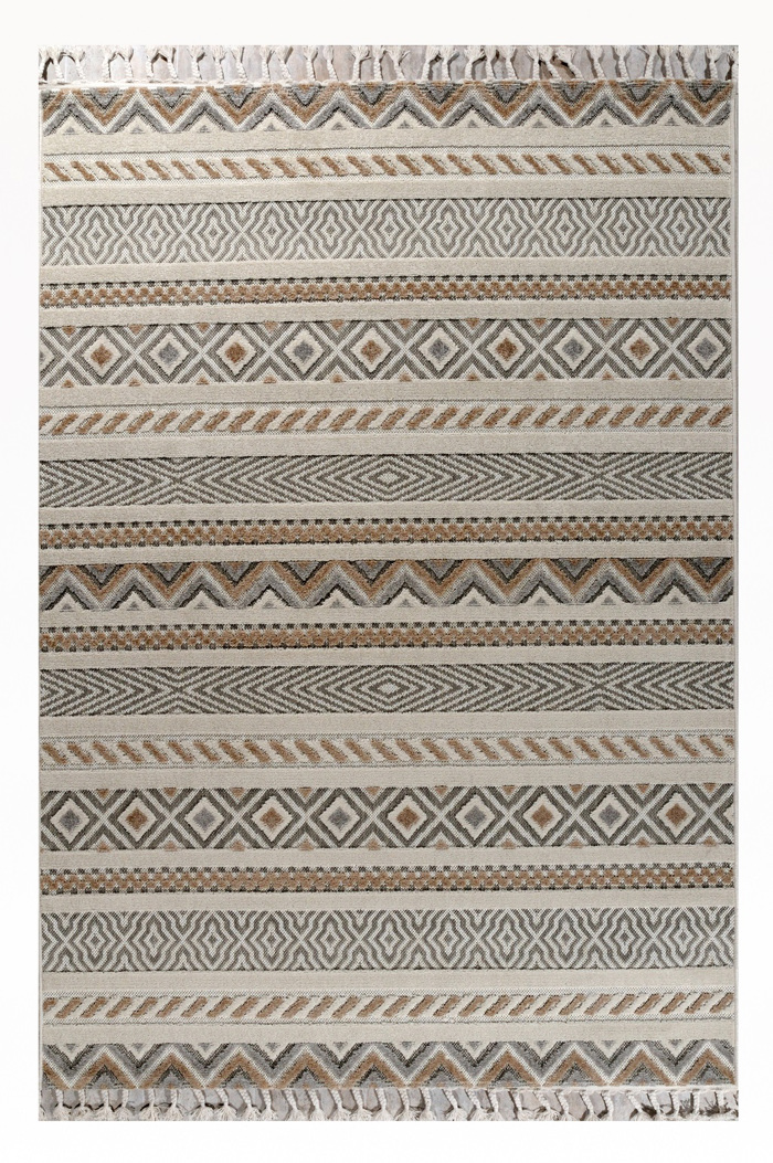 Tzikas Carpets Strongulo Xali TENERIFE Bez/Kafe F160cm 54102-270