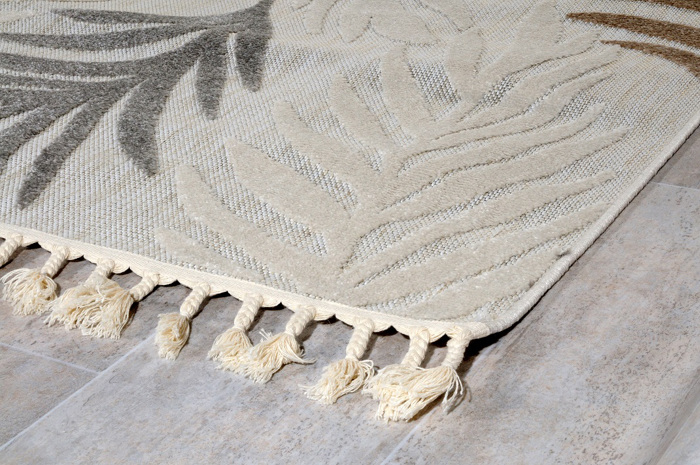 Tzikas Carpets Strongulo Xali TENERIFE Bez/Kafe F160cm 61225-270