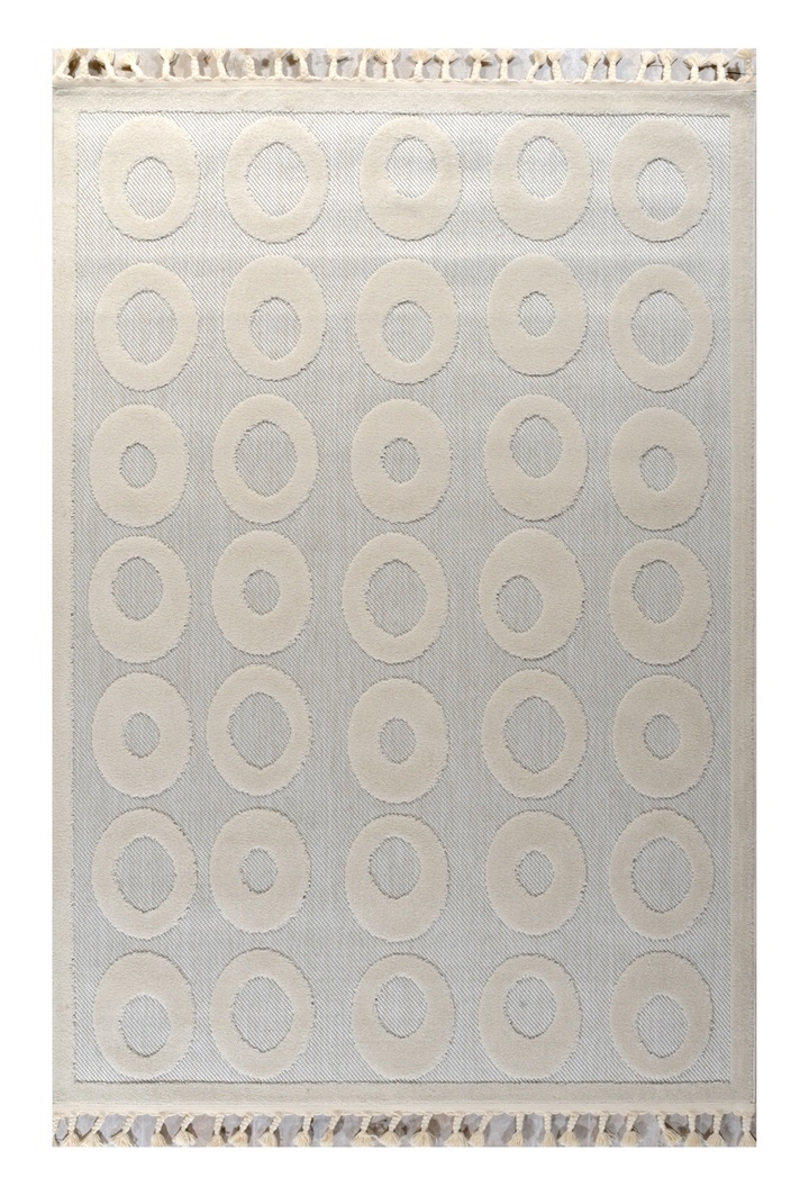 Tzikas Carpets Χαλί TENERIFE Λευκό/Κρεμ 160x230cm 75074-060