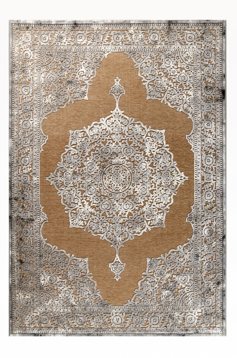 Tzikas Carpets Χαλί HARMONY Καφέ/Γκρι 133x190cm 37208-7