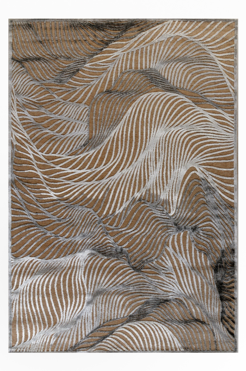 Tzikas Carpets Χαλί HARMONY Καφέ/Γκρι 133x190cm 61072-795