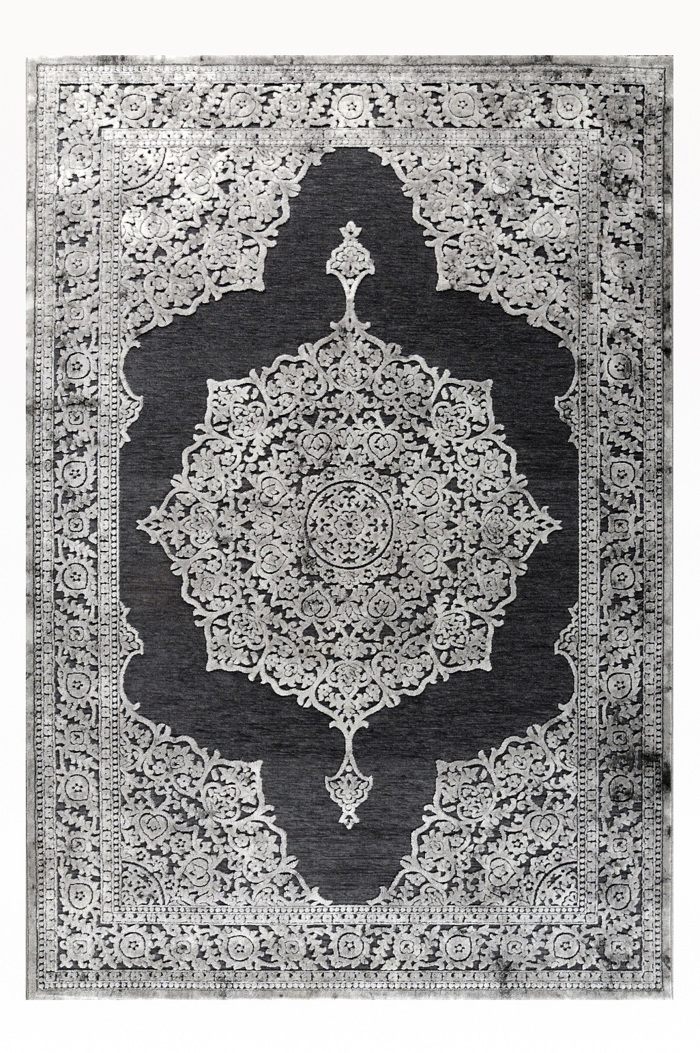 Tzikas Carpets Xali HARMONY Mavro/Asimi 200x250cm 37208-995