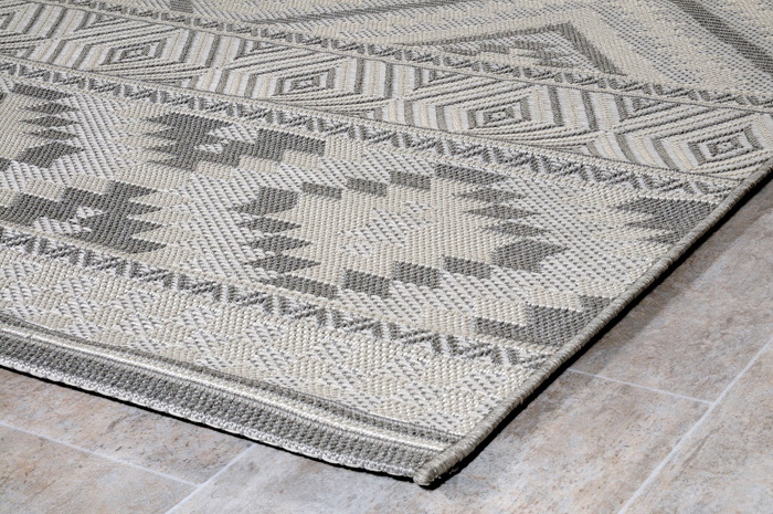 Tzikas Carpets Xali NOVO Mavro/Asimi 133x190cm 54161-995