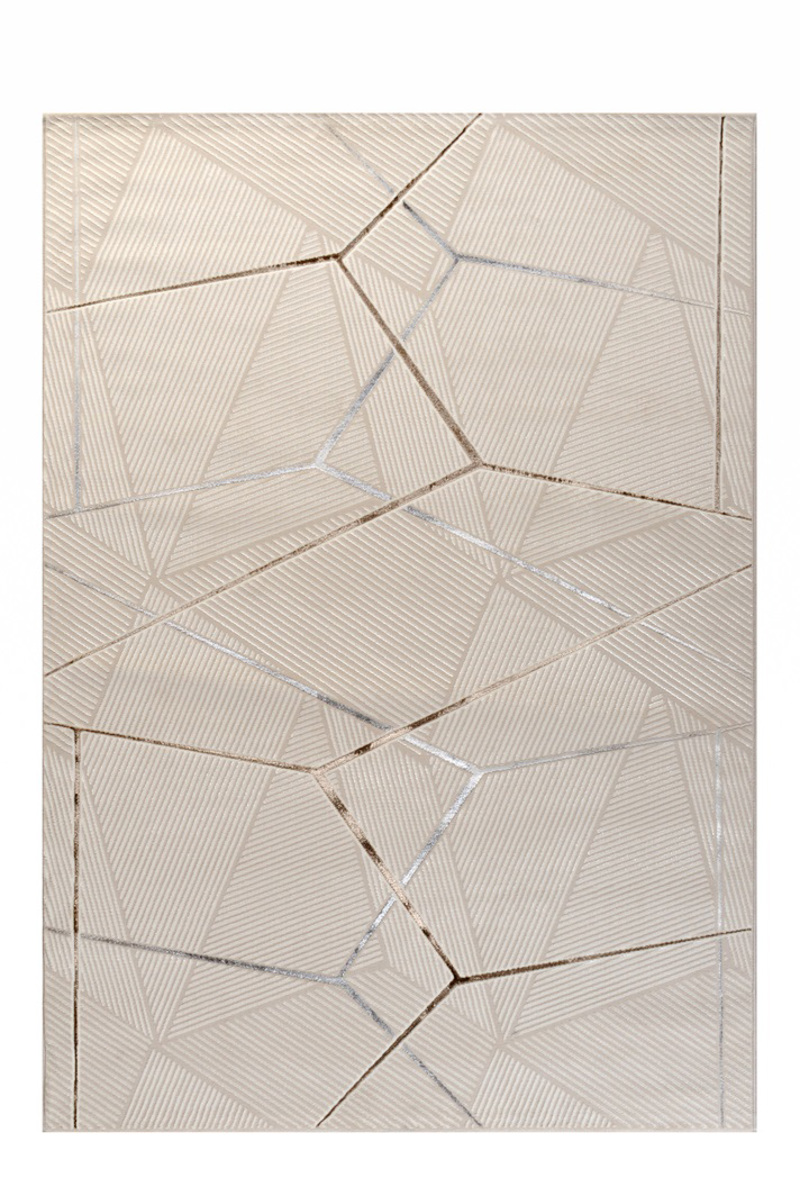 Tzikas Carpets Χαλί CREATION Λευκό-Κρεμ 200x290cm 67692