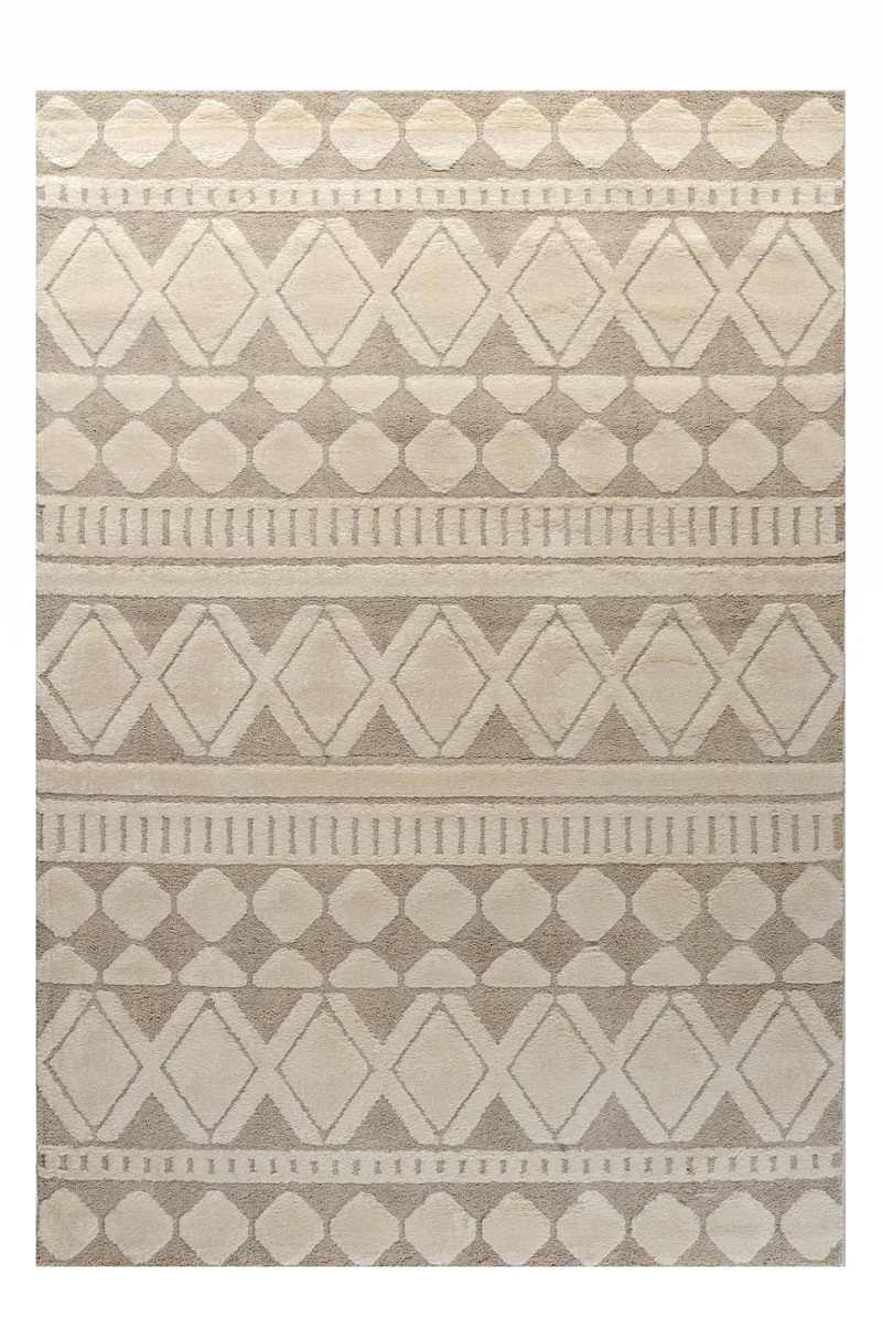 Tzikas Carpets Χαλί ELIO Λευκό/Κρεμ 133x190cm 62858-060